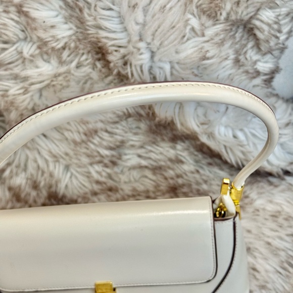 Cuiab Cream Baguette Shoulder Purse - Picture 4 of 14